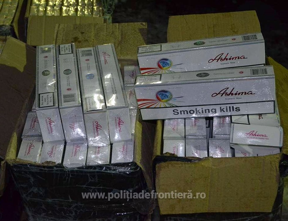 Peste 8.300 de pachete de țigări, confiscate în ultimele 24 de ore