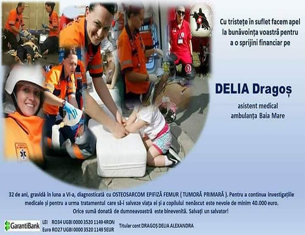 Apel pentru salvarea unui salvator. O asistentă medicală şi pruncul ei nenăscut au nevoie de ajutorul nostru