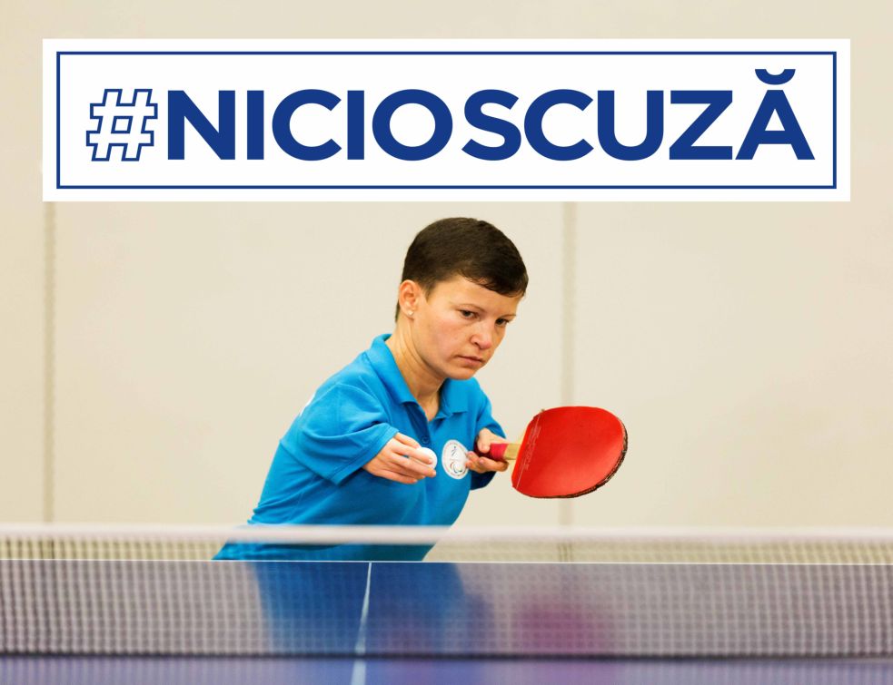 #NICIOSCUZĂ – campania de responsabilitate socială care îi are în  prim-plan pe sportivii paralimpici români