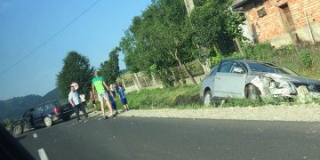 Accident între Copalnic și Berința. Două mașini s-au făcut praf