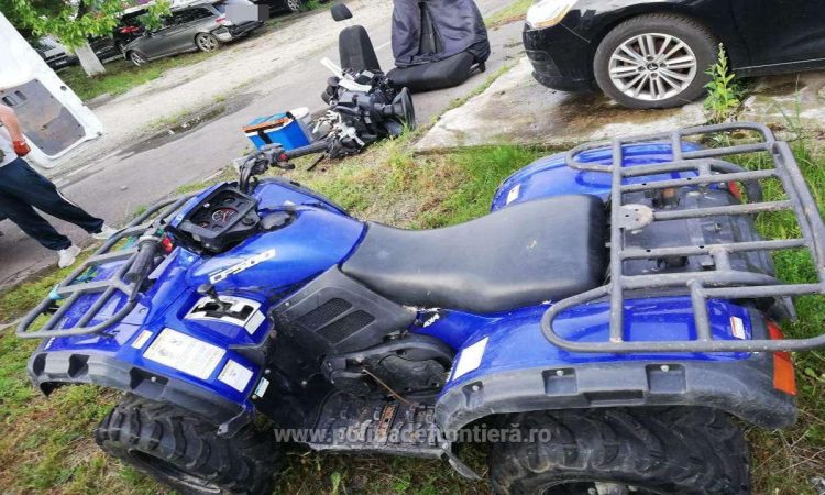 Un ATV căutat de autoritățile din Marea Britanie de doi ani a fost descoperit la Petea
