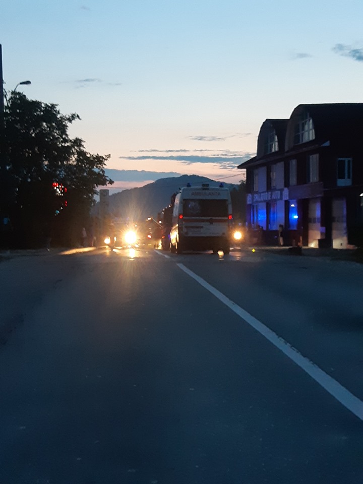 Accident cumplit în Baia Mare, pe Strada Vasile Lucaciu