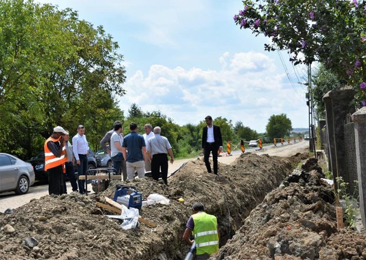 A început reabilitarea DJ 182 B între Șomcuta Mare, Mireșu Mare și Remeți pe Someș