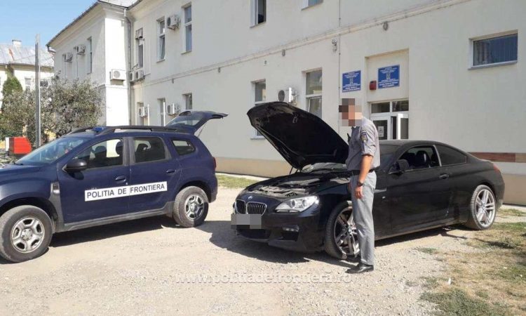 BMW în valoare de 40.000 de euro, căutat de autorităţile din Marea Britanie, descoperit în Borșa – VIDEO