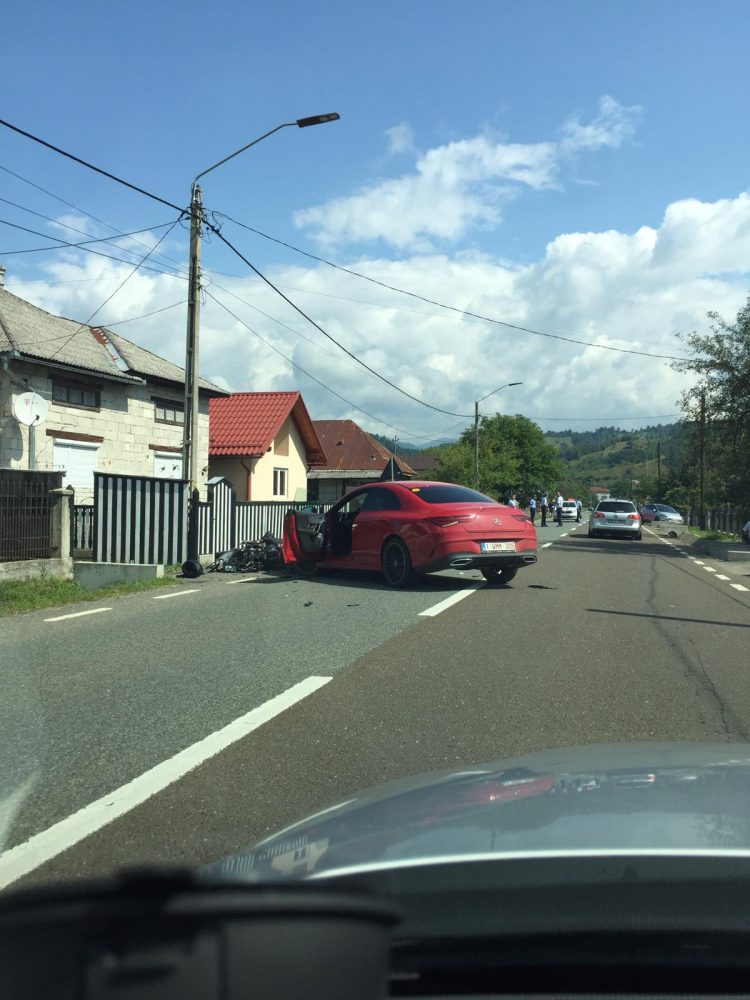 Accident grav în Leordina. FOTO