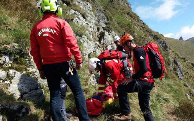 Persoană căzută într-o râpă în zona Văii Vaserului