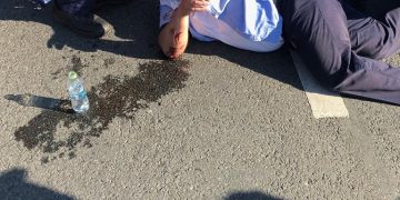 Imagini șocante: Polițist spulberat de un șofer beat – VIDEO