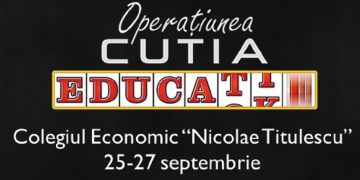 Prima oprire a Operațiunii CUTIA din anul școlar 2019-2020 este în Colegiul Economic „Nicolae Titulescu”
