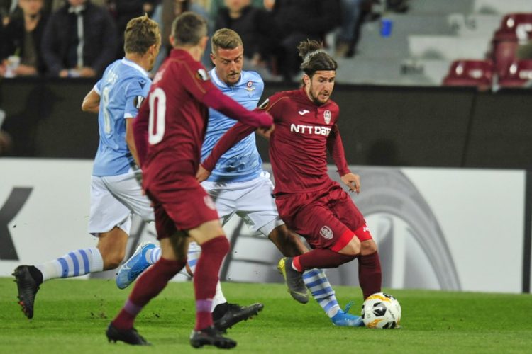 FOTBAL – Liga Europa – CFR Cluj învinge cu 2-1 pe Lazio Roma în primul meci din grupă
