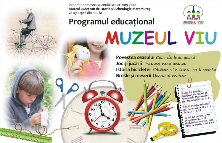 La Muzeul Judeţean de Istorie şi Arheologie Maramureş continuă Programul educaţional MUZEUL VIU