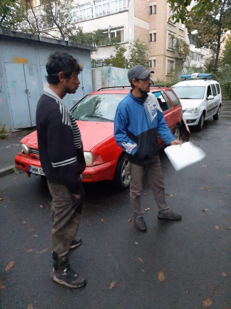 Opriți de Poliția Locală înainte să provoace o tragedie. Doi băimăreni, morți de beți, la volanul unei mașini cu numere false – FOTO