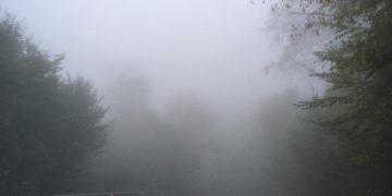 Ceaţă pe DN 18, în Pasul Gutâi – FOTO