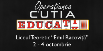 A doua oprire a Operațiunii CUTIA din acest an este în Liceul Teoretic „Emil Racoviţă”