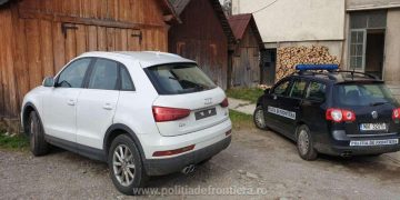 Audi Q3 căutat de autorităţile din Italia, descoperit de polițiștii de frontieră în Borșa