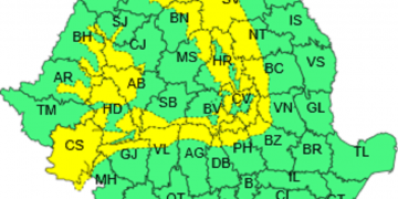 Se strică vremea! Cod galben de vânt şi ploi în următoarele zile