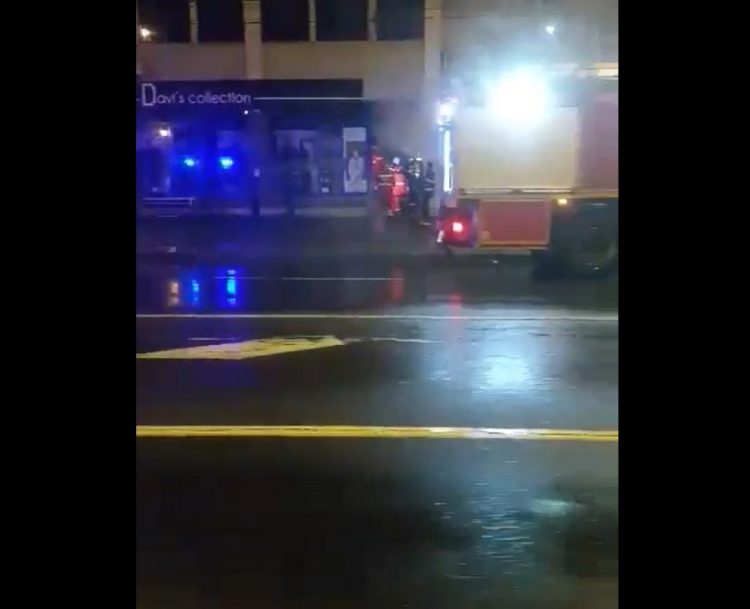 Incendiu în zona Tipografiei din Baia Mare – video