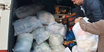 Tone de alimente donate de preoții din Maramureș pentru bătrânii Centrului „Bunul Samarinean” din Coroieni