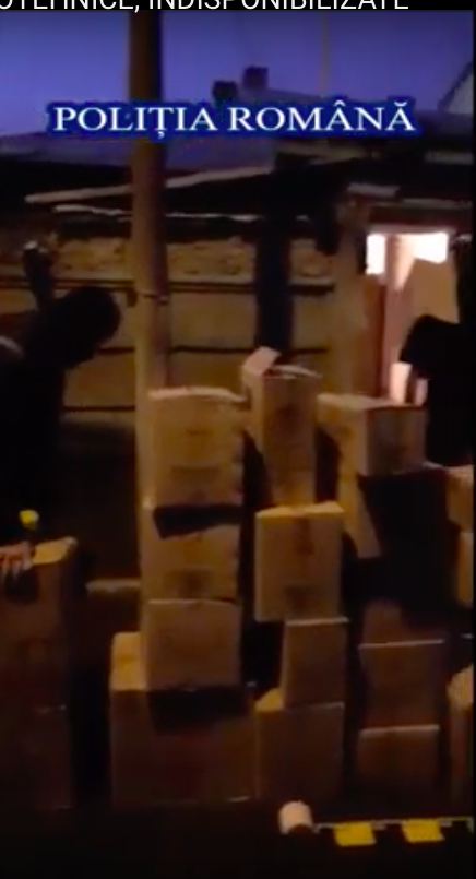 O tonă și jumătate de artificii ilegale, confiscate de polițiști – VIDEO