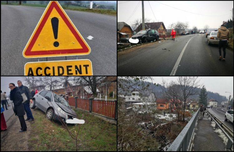 Zi plină de accidente în județ: Accident cu două victime în Băsești