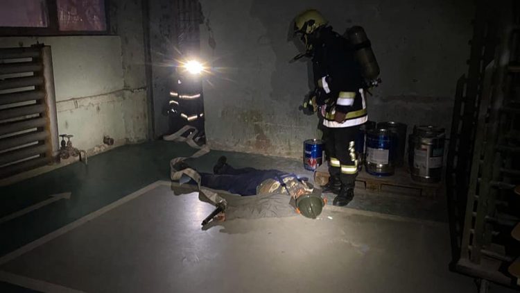 Pompierii sigheteni, intervenţie pe timp de noapte – foto