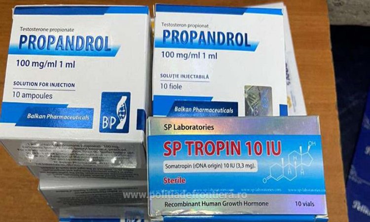 175 de fiole și 600 comprimate de substanţe steroide confiscate de poliţiştii de frontieră