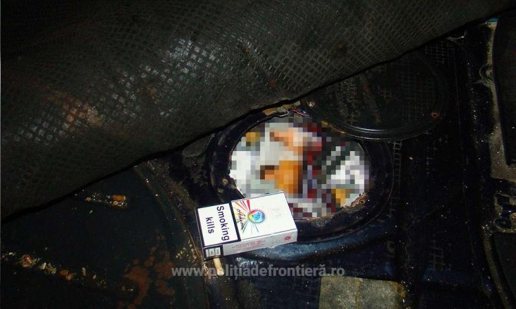 Peste 2.300 pachete cu țigări de contrabandă, confiscate la frontiera de nord a României