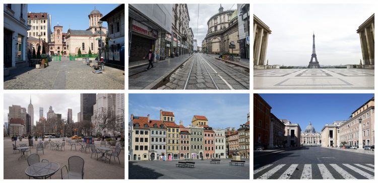 Roma, oraș aproape pustiu după noile măsuri contra coronavirusului