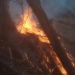 Incendiul de proporții pe un versant din Șurdești