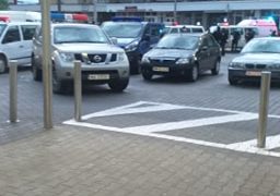 Cum arată supermarketul devastat în timpul bătăii – FOTO