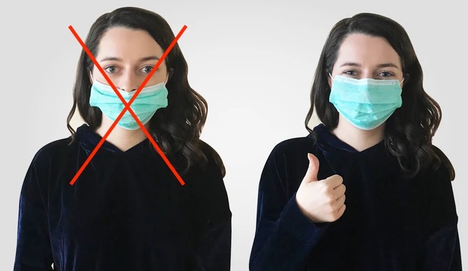 Amendă uriaşă dacă nu purtaţi corect masca de protecţie