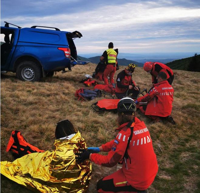 Acțiune de salvare pe Creasta Cocoșului