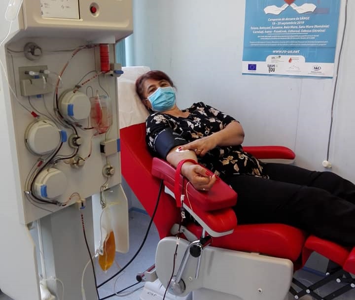 Prima femeie donatoare de plasmă convalescentă, la Centrul de Transfuzie Sanguină Maramureș
