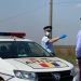Accident rutier pe pantă la Recea. Un autovehicul se află în afara carosabilului