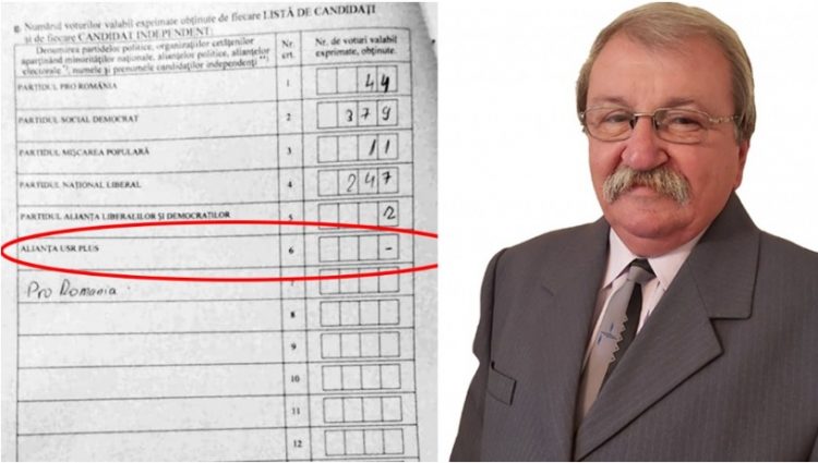 Un candidat USR-PLUS a obţinut zero voturi la secţia unde au votat el, soţia şi copiii: „Nici eu nu m-am votat?”
