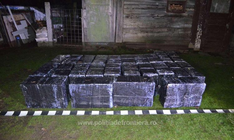 13.000 pachete țigări confiscate în urma unei percheziții în judeţul Maramureş