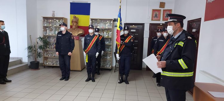 Nouă subofițeri au depus jurământul la ISU Maramureş