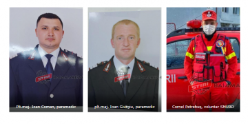 ÎNGERI SALVATORI: Doi paramedici și un voluntar SMURD de la Tg. Lăpuș s-au luptat pentru a readuce la viață un bărbat care s-a spânzurat în Groșii Țibleșului