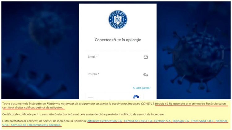 Afacerea de milioane de euro pe site-ul oficial al vaccinării Covid: doar o mână de firme dau semnătura electronică