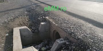 FOTO CITITORI DRAGOMIREȘTI – LUCRĂRI NESEMNALIZATE, PERICOL DE MOARTE PENTRU ȘOFERII DE PE DJ 186