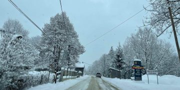 Traficul este infernal și pe drumul județean spre Poienile de Sub Munte – FOTO