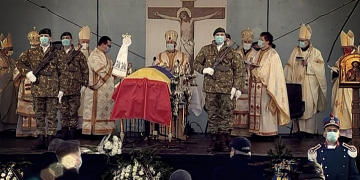 Cuvântul PF Cardinal Lucian la înmormântarea PS Florentin