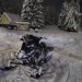 Două snowmobile implicate într-un accident la Cavnic, în pădurea din spatele pârtiei Icoana. Un bărbat a ajuns la spital