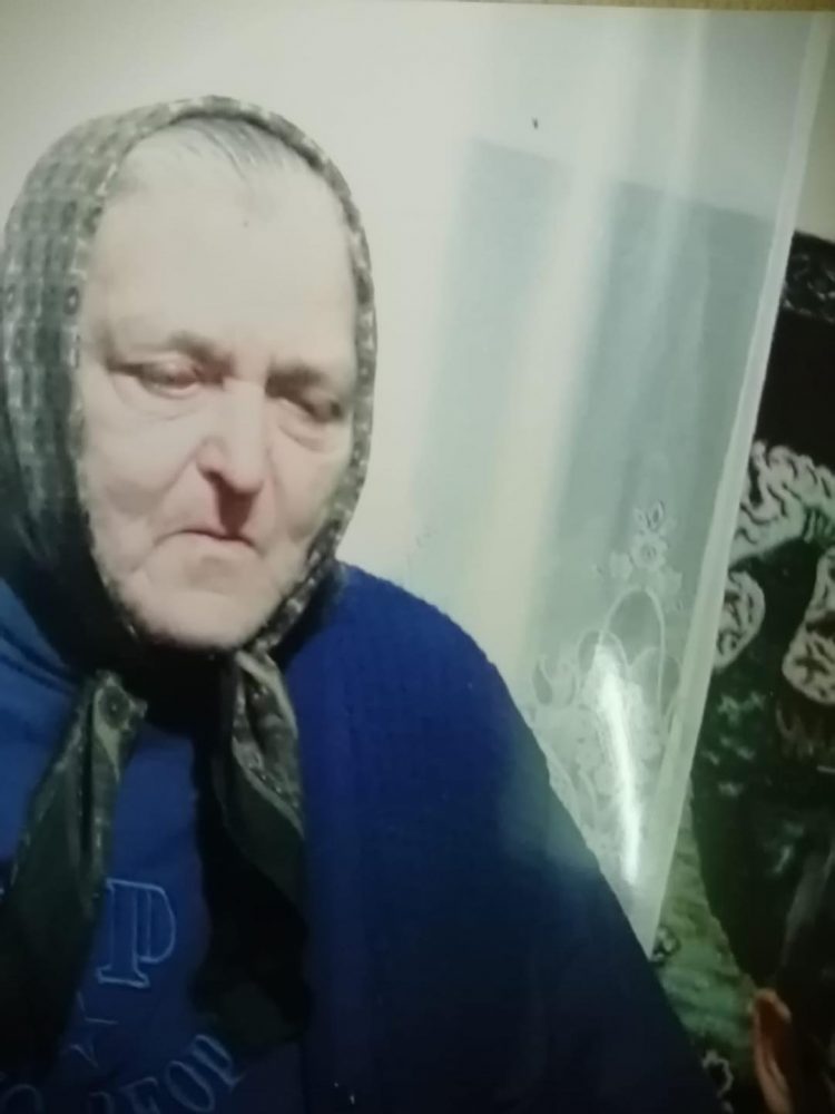 AȚI VĂZUT-O? O bătrână de 71 de ani din Dămăcușeni a plecat dimineață de acasă și nu s-a mai întors