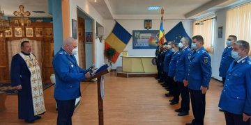 Trei subofițeri trecuți în corpul ofițerilor la Inspectoratul de Jandarmi Judeţean Maramureş
