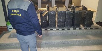Țigarete în valoare de 36.600 lei ascunse în cabina unui automarfar sau abandonate la frontiera de nord