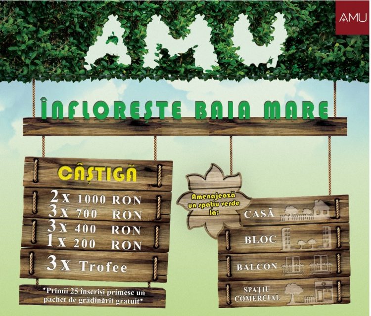 Premii frumoase vei câștiga, dacă grădina ți-o vei amenaja!