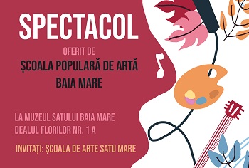 Muzică, dans, arte plastice și voie bună de 1 iunie la Muzeul Satului Baia Mare