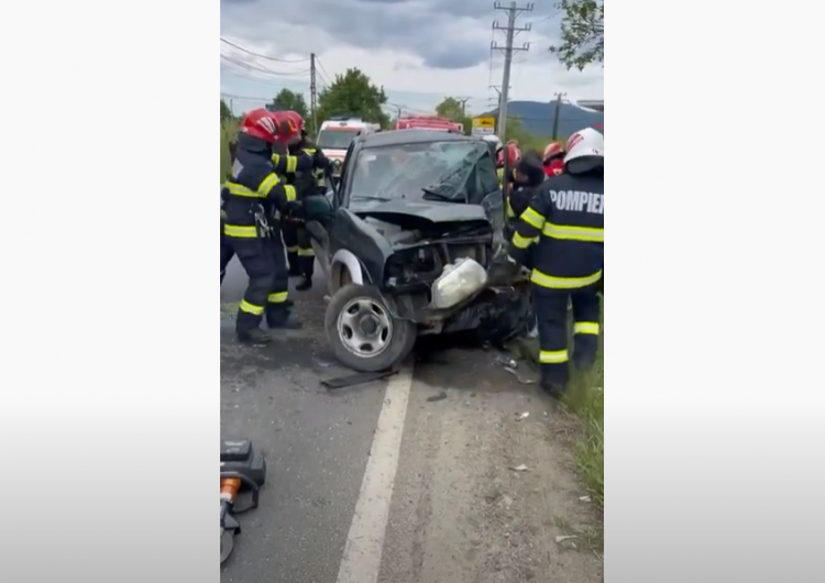 Imagini video de la cumplitul accident din Groşii Băii