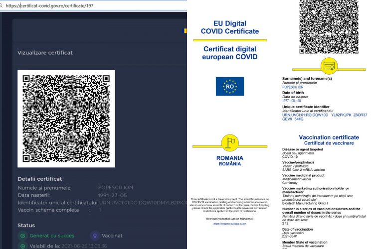 Serviciul de Telecomunicaţii Speciale explică pas cu pas descărcarea certificatelor verzi