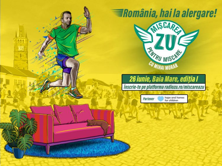 România, hai la alergare!  Împreună facem „Mișcarea ZU. Mișcarea pentru Mișcare”!